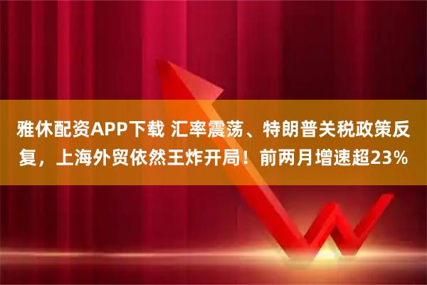 雅休配资APP下载 汇率震荡、特朗普关税政策反复，上海外贸依然王炸开局！前两月增速超23%